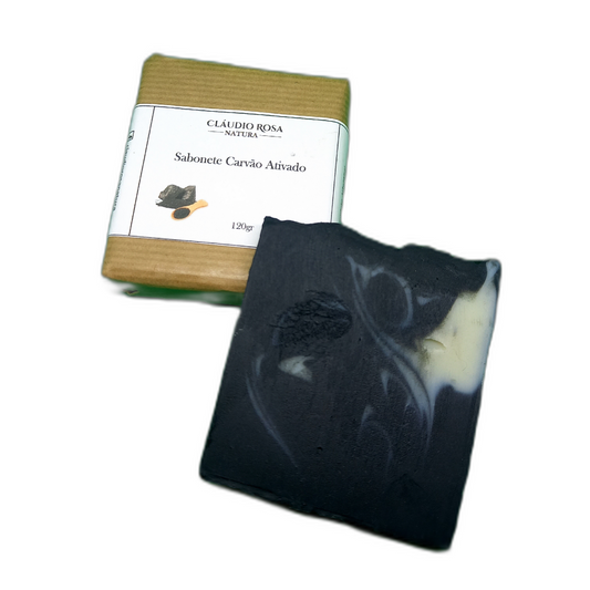 SABONETE ARTESANAL- CARVÃO ATIVADO