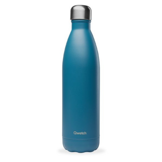 QWETCH – Garrafa Isotérmica MATT Azul Canário 750ml